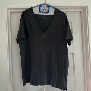Aerie Extreme V-Neck Oversized Boyfriend T-Shirt